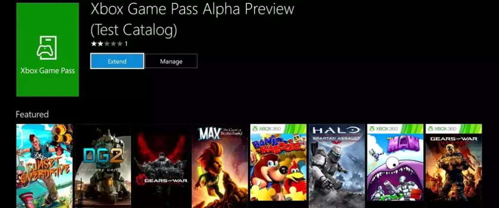 Xbox Game Pass