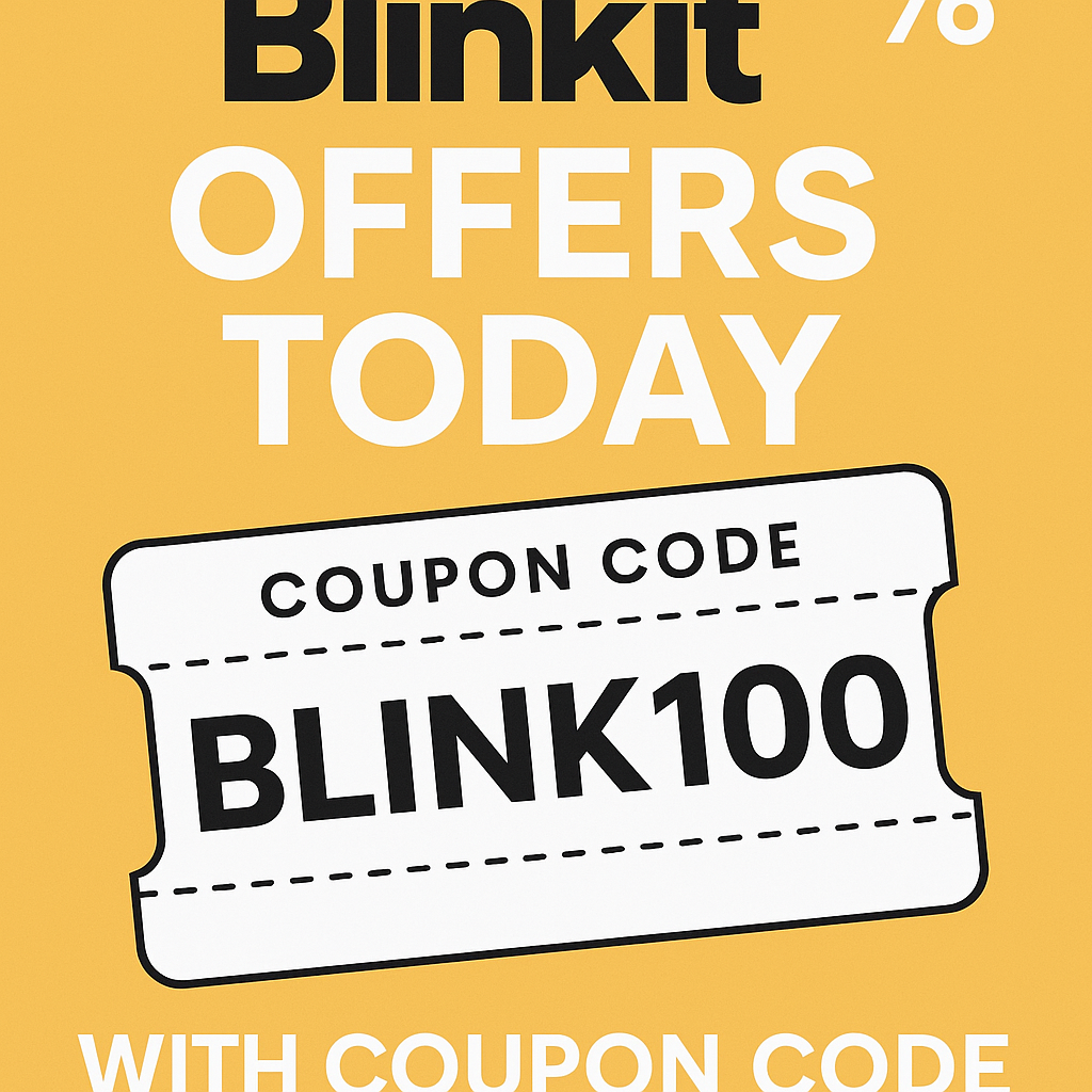 Blinkit promo code Today